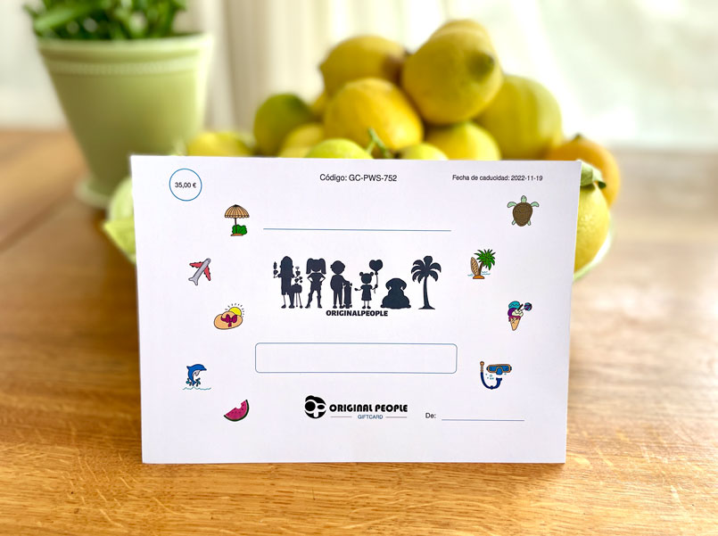 Gift idea - buy a personal gift card for your family and friends